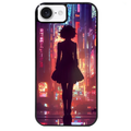 Coque noire taperso pour Iphone 16 16E PLUS MAX PRO avec motif new york anime protection antichoc personnalisée
