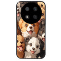 Coque noire taperso pour Magic 7 LITE et PRO avec motif chien smile protection antichoc personnalisée