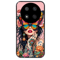 Coque noire taperso pour Magic 7 LITE et PRO avec motif femme papillon protection antichoc personnalisée