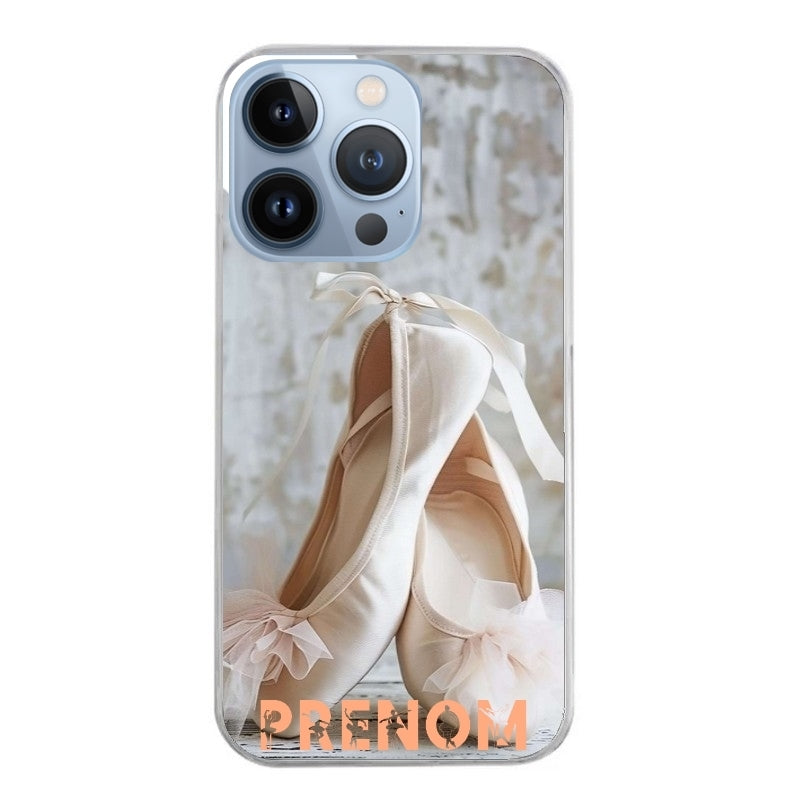 Coque taperso pour Iphone 13 et PRO MINI PRO MAX avec motif ballerine danse personnalisee protection antichoc personnalisée