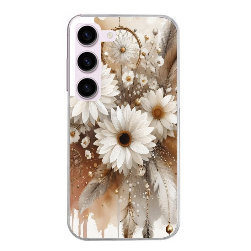 Coque taperso pour Galaxy A13 4G et 5G A23 A53 avec motif dreamcatcher marguerite protection antichoc personnalisée