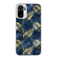 Coque taperso pour Redmi Note 10 4G 5G PRO 10S avec motif palmier bleu protection antichoc personnalisée