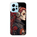Coque taperso pour POCO X5 5G avec motif tete de mort rock protection antichoc personnalisée