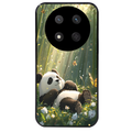 Coque noire taperso pour Magic 7 LITE et PRO avec motif panda bambou protection antichoc personnalisée