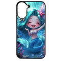 Coque noire taperso pour POCO C71 4G avec motif sirene style anime protection antichoc personnalisée