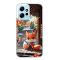 Coque taperso pour Redmi Note 12 4G 5G PRO 4G avec motif renard et fox anime protection antichoc personnalisée