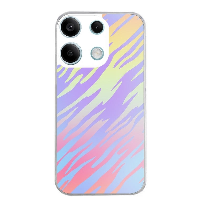 Coque taperso pour POCO M6 PRO 4G avec motif zebre pastel protection antichoc personnalisée