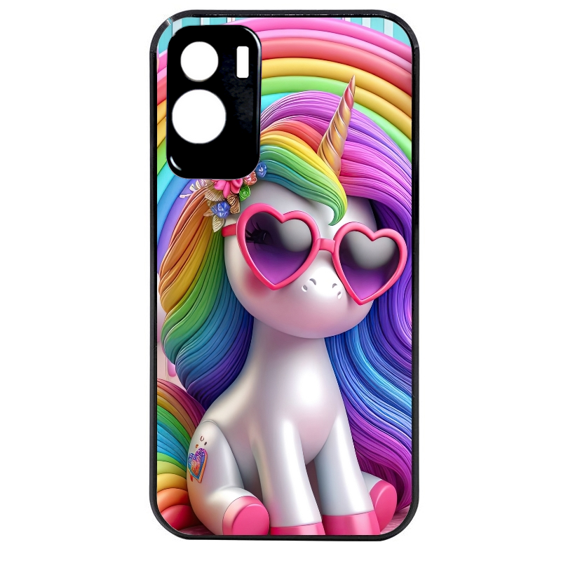 Coque noire taperso pour Honor 70 LITE 90 et LITE avec motif licorne pop art protection antichoc personnalisée