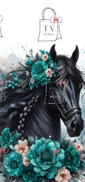 Cheval turquoise