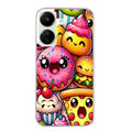 Coque taperso pour POCO C65 4G avec motif anime donut kawaii protection antichoc personnalisée