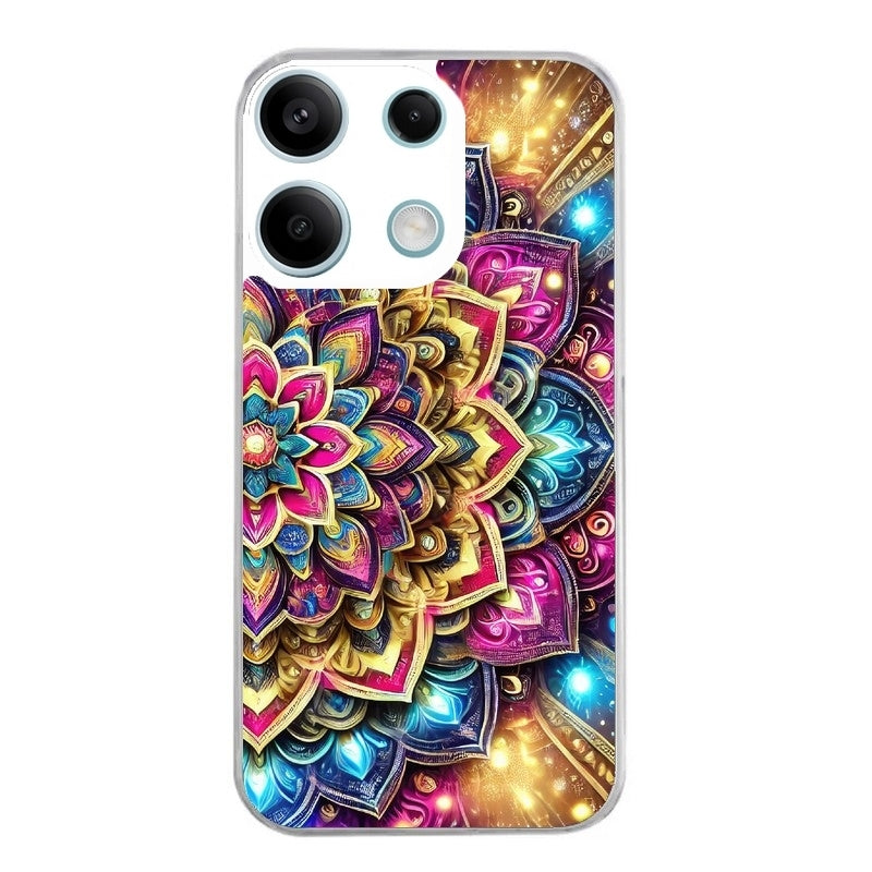 Coque taperso pour POCO M6 PRO 4G avec motif mandala 2 protection antichoc personnalisée