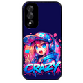 Coque noire taperso pour OnePlus Nord 5 avec motif anime crazy protection antichoc personnalisée