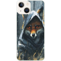 Coque taperso pour Iphone 14 et PRO PLUS PRO MAX avec motif renard fox des bois protection antichoc personnalisée