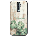Coque noire taperso pour OPPO Reno 2 et 2Z avec motif bois et trefle personnalisee protection antichoc personnalisée