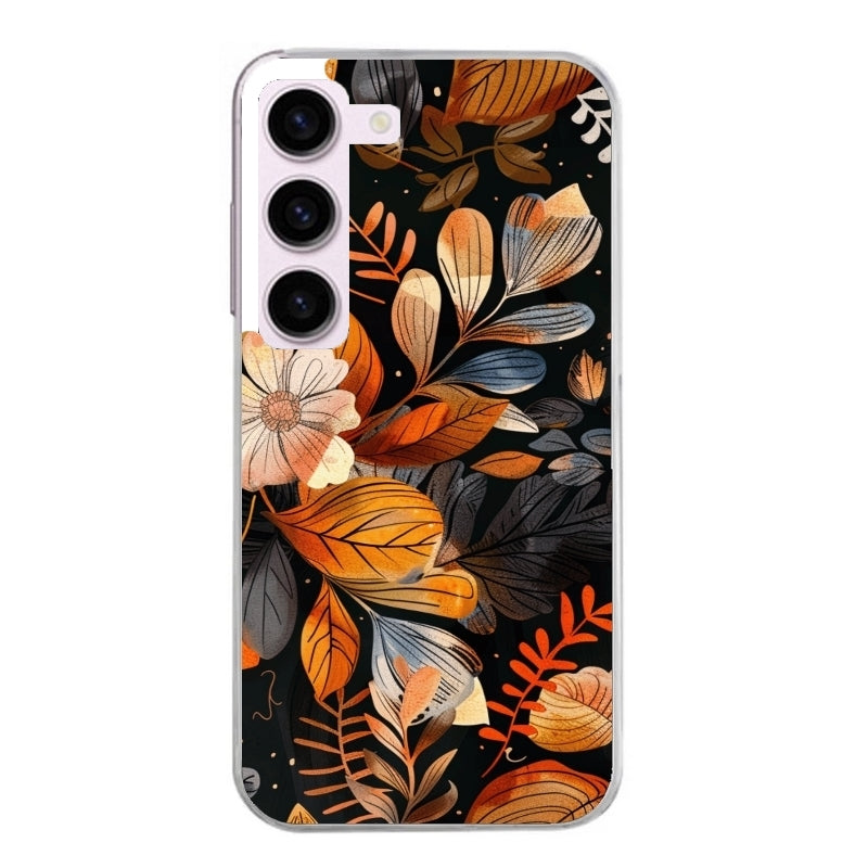 Coque taperso pour Galaxy A13 4G et 5G A23 A53 avec motif fleur automne protection antichoc personnalisée