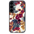 Coque noire taperso pour galaxy A06 A16 A26 A36 A56 avec motif jungle couleurs d'automne protection antichoc personnalisée