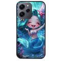 Coque noire taperso pour Redmi 12 4G et 5G avec motif sirene style anime protection antichoc personnalisée