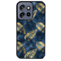 Coque noire taperso pour Moto Edge 60 et Neo Fusion Pro avec motif palmier bleu protection antichoc personnalisée