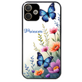 Coque noire taperso pour OPPO A5 PRO 4G et 5G avec motif papillon prenom personnalisee protection antichoc personnalisée