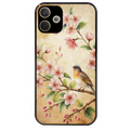 Coque noire taperso pour OPPO A5 PRO 4G et 5G avec motif fleur et colibri protection antichoc personnalisée
