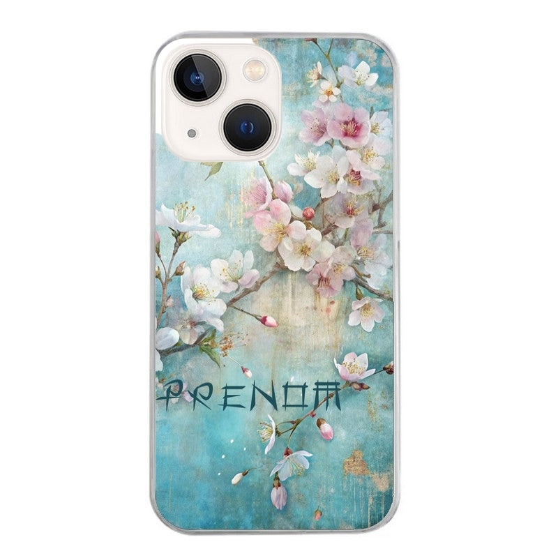 Coque taperso pour Iphone 15 et PRO PLUS PRO MAX avec motif fleur sakura personnalisee protection antichoc personnalisée