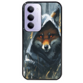 Coque noire taperso pour Redmi 15 4G et 5G avec motif renard fox des bois protection antichoc personnalisée