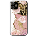 Coque noire taperso pour OPPO A5 PRO 4G et 5G avec motif marbre fleur leopard protection antichoc personnalisée