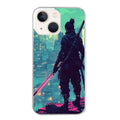 Coque taperso pour Iphone 14 et PRO PLUS PRO MAX avec motif samourai new york protection antichoc personnalisée