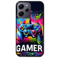 Coque noire taperso pour Redmi 12 4G et 5G avec motif gamer protection antichoc personnalisée