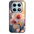 Coque noire taperso pour POCO M8 5G et PRO 5G avec motif fleur de cerisier protection antichoc personnalisée