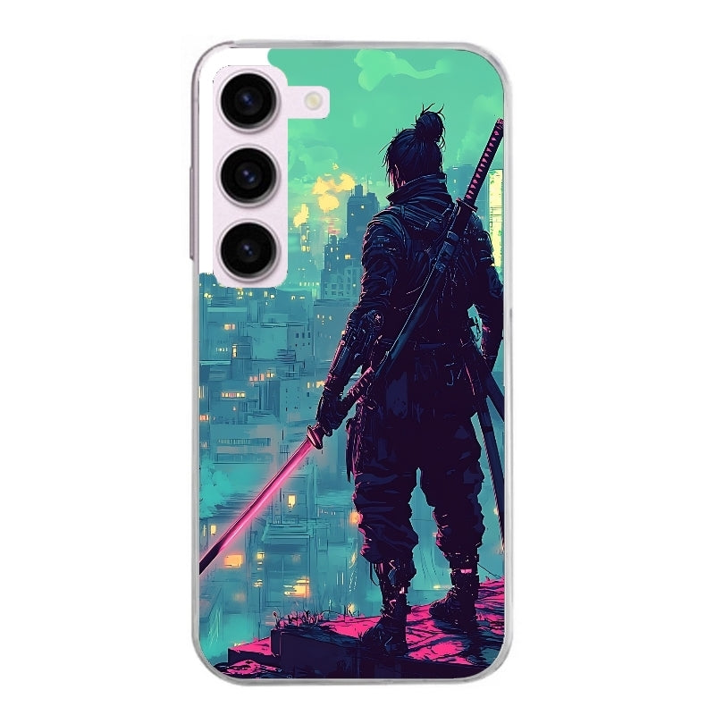 Coque taperso pour Galaxy A13 4G et 5G A23 A53 avec motif samourai new york protection antichoc personnalisée