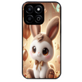 Coque noire taperso pour Honor X6B X5C X5C PLUS avec motif lapin ballon protection antichoc personnalisée
