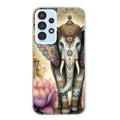 Coque taperso pour Galaxy A13 4G et 5G A23 A53 avec motif elephant et lotus protection antichoc personnalisée