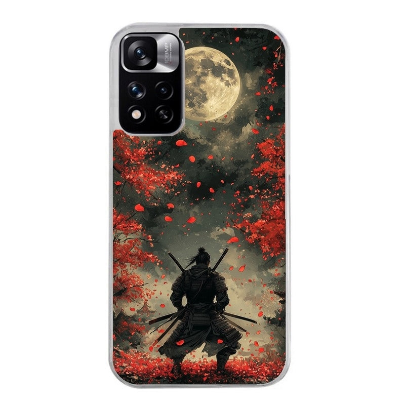 Coque taperso pour Redmi Note 12 4G 5G PRO 4G avec motif samourai et katana protection antichoc personnalisée