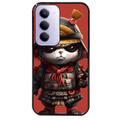 Coque noire taperso pour Redmi 15 4G et 5G avec motif panda et samourai protection antichoc personnalisée