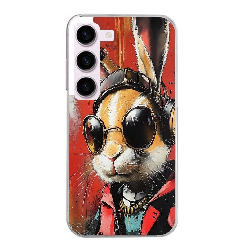 Coque taperso pour Galaxy A13 4G et 5G A23 A53 avec motif lapin tag protection antichoc personnalisée