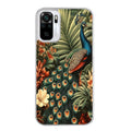 Coque taperso pour Redmi Note 10 4G 5G PRO 10S avec motif paon tropical protection antichoc personnalisée