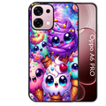 Coque noire taperso pour OPPO A6 PRO 4G et 5G avec motif anime ice cream kawaii protection antichoc personnalisée