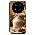 Coque noire taperso pour Magic 7 LITE et PRO avec motif cafe love morning personnalise protection antichoc personnalisée