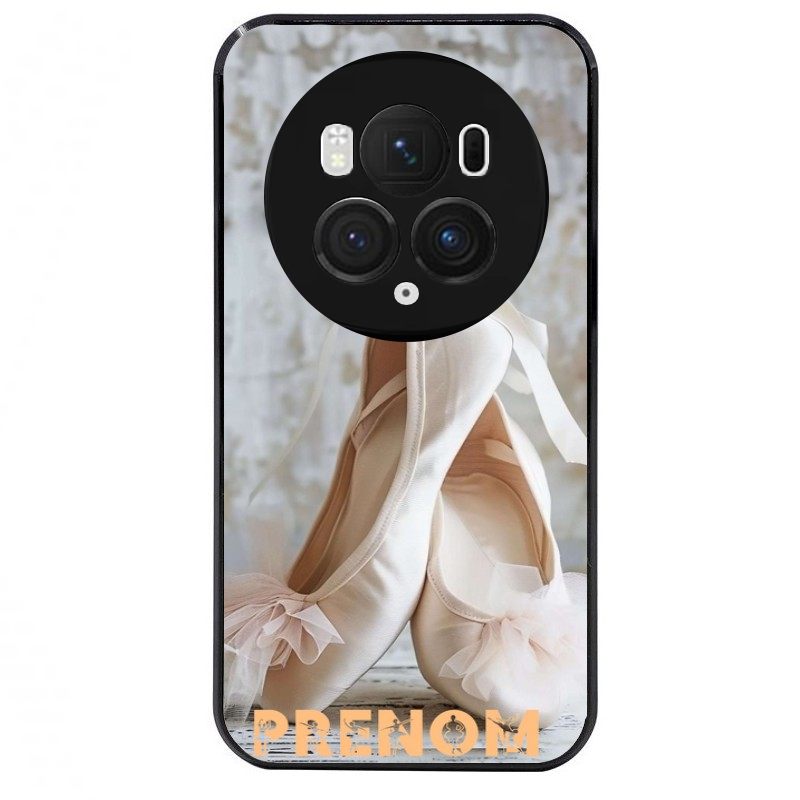Coque noire taperso pour Magic 5 6 LITE et PRO avec motif ballerine danse personnalisee protection antichoc personnalisée