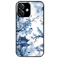 Coque noire taperso pour OPPO A40 avec motif japan art protection antichoc personnalisée