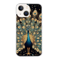 Coque taperso pour Iphone 14 et PRO PLUS PRO MAX avec motif paon mandala protection antichoc personnalisée