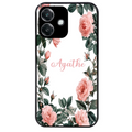 Coque noire taperso pour OPPO A40 avec motif cadre fleur pastel personnalisee protection antichoc personnalisée