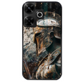 Coque noire taperso pour POCO M6 4G avec motif spartan guerrier protection antichoc personnalisée
