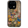 Coque noire taperso pour OnePlus 15 avec motif bois et papillon 1 protection antichoc personnalisée