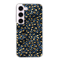 Coque taperso pour galaxy S21 et PLUS ULTRA FE avec motif leopard bleu protection antichoc personnalisée