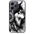 Coque noire taperso pour Redmi 12 4G et 5G avec motif loup dreamcatcher protection antichoc personnalisée