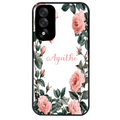 Coque noire taperso pour OnePlus Nord 5 avec motif cadre fleur pastel personnalisee protection antichoc personnalisée