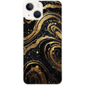 Coque taperso pour Iphone 14 et PRO PLUS PRO MAX avec motif marbre noir protection antichoc personnalisée