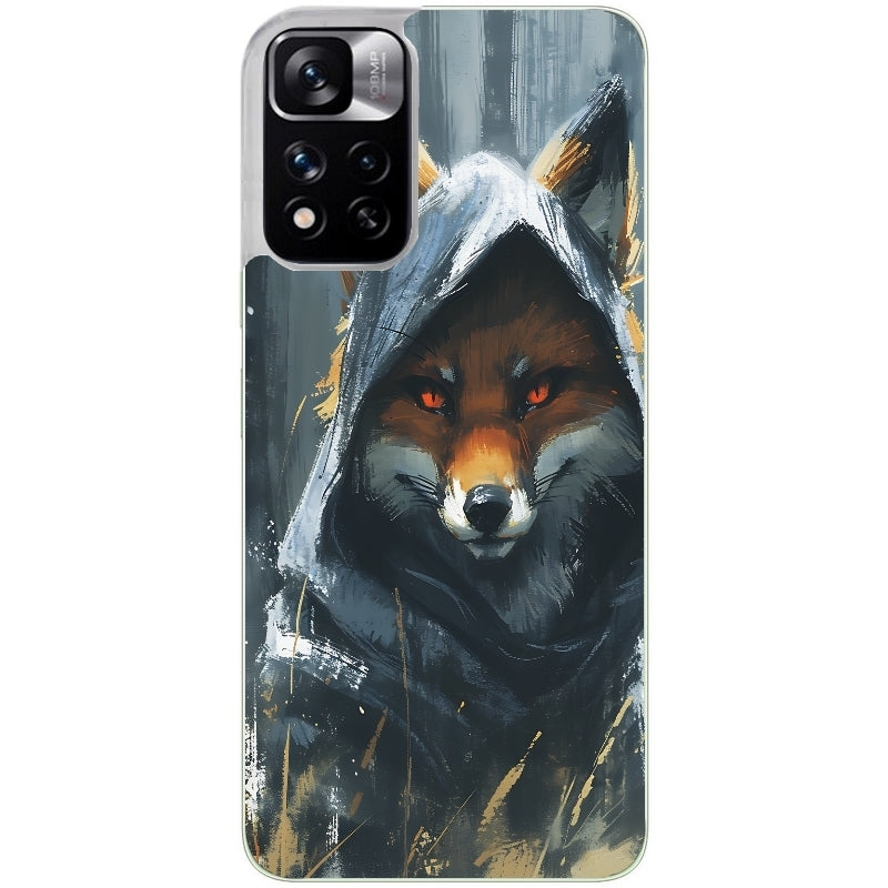 Coque taperso pour Redmi Note 10 4G 5G PRO 10S avec motif renard fox des bois protection antichoc personnalisée